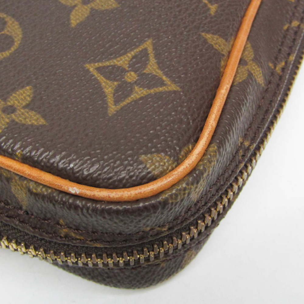 LOUIS VUITTON Authentic Brown Monogram Clutch Bag - Picture 7 of 12